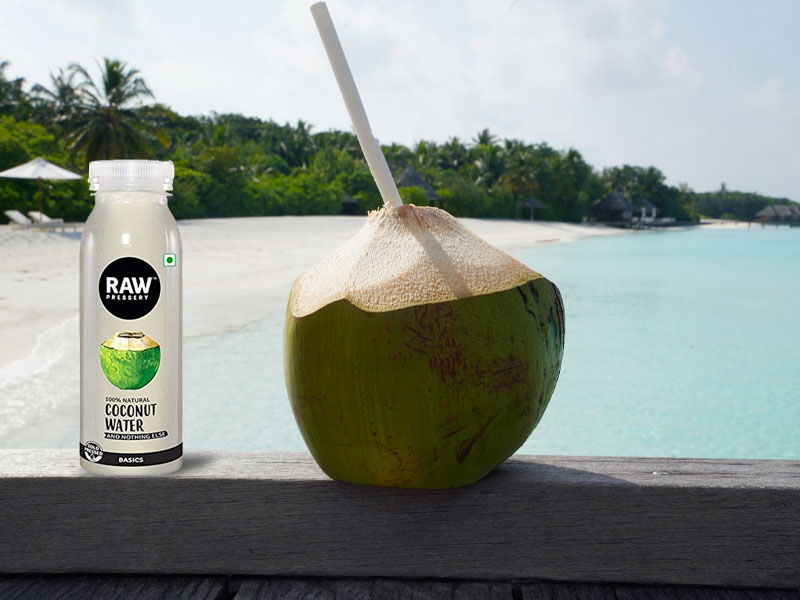 Packed vs Organic Coconut Water